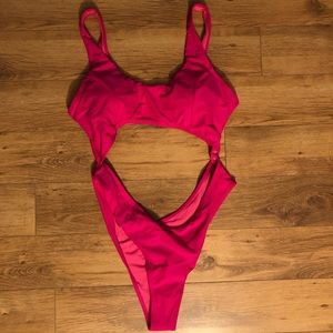 One piece bathing suit